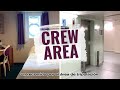 CREW AREA: un RECORRIDO por el área de TRIPULACIÓN // Trabajar en un CRUCERO después del COVID-19