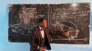 GCE MATHS P1 ON CIRCLE THEOREM // 2021 Exam