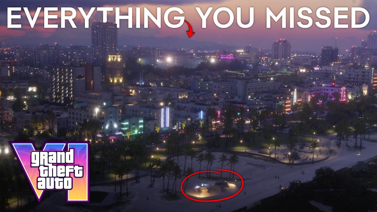 EVERYTHING You Missed In The GTA 6 Launch Trailer - Hidden Gameplay Details, NEW Easter Eggs & MORE!