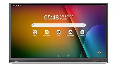 Viewsonic ViewBoard IFP52-2 series interactive display with 4K resolution launched.