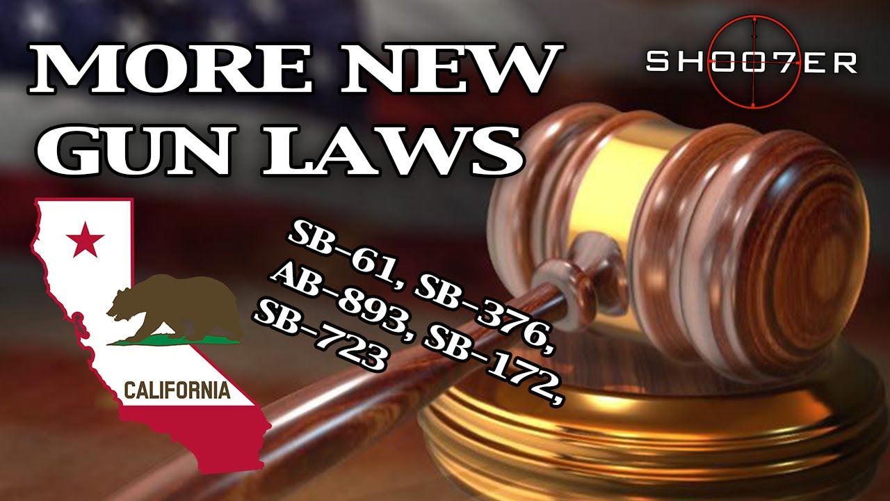 EVEN MORE NEW CA GUN LAWS IN 2021 SH007ER YouTube