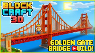 Block Craft 3D Mobile Gameplay  - Golden Gate bridge - screenshot 3