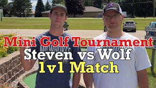 Steven vs Wolf 1v1 Match to Determine the Winner of Mini Golf Tournament #1! 🏆 (MUST WATCH!) Twins Battle 1 Danny Vs 4 Steven Mini Golf Playoffs 1 Semi Final