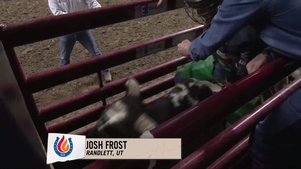 Josh Frost at the Lewis Feild Bulls and Broncs.