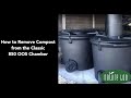 Remove compost from the chamber - Composting Toilet