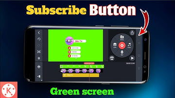 How to make subscribe bell Animation for YouTube in kinemaster | green screen subscribe button