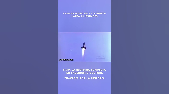 lanzamiento de la perrita Laika al espacio.