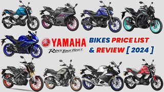 2024 Yamaha All Bikes Price List💥| On Road Price | Mileage | Top Speed | Detailed Review | New Model