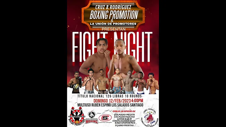 Noche de Fuego. Boxeo Profesional Cruz Rodrguez Bo...