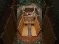 I Built a Secret Underground Bamboo Mansion with a Private Pool Solo 100 Days