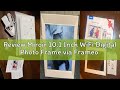 Review Miroir 10.1 Inch WiFi Digital Photo Frame via Frameo App, 1280x800 HD IPS Touch Screen Electr