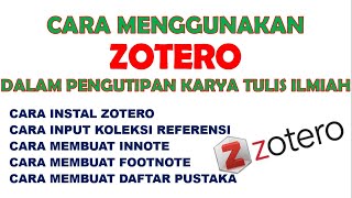 CARA MENGGUNAKAN ZOTERO DALAM PENGUTIPAN KARYA TULIS ILMIAH screenshot 4