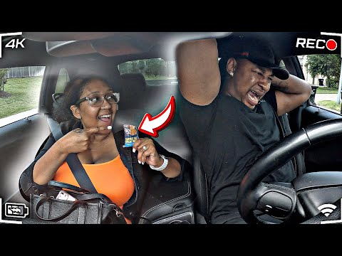 ITCHING POWDER PRANK ON MY HUSBAND WHILE HE DRIVE!! *BAD IDEA*