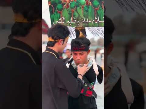 محرم عاشوراء زاير علي نمشي على الاقدام ناتيك زحفا يا حسين السلام عليك يا قطيع الكفين