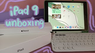 iPad 9th gen unboxing (asmr) 🍎📦 | Audrifeystyle