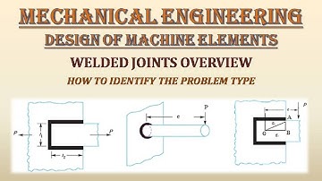 Design of Machine Elements | Welding | Problem Identification