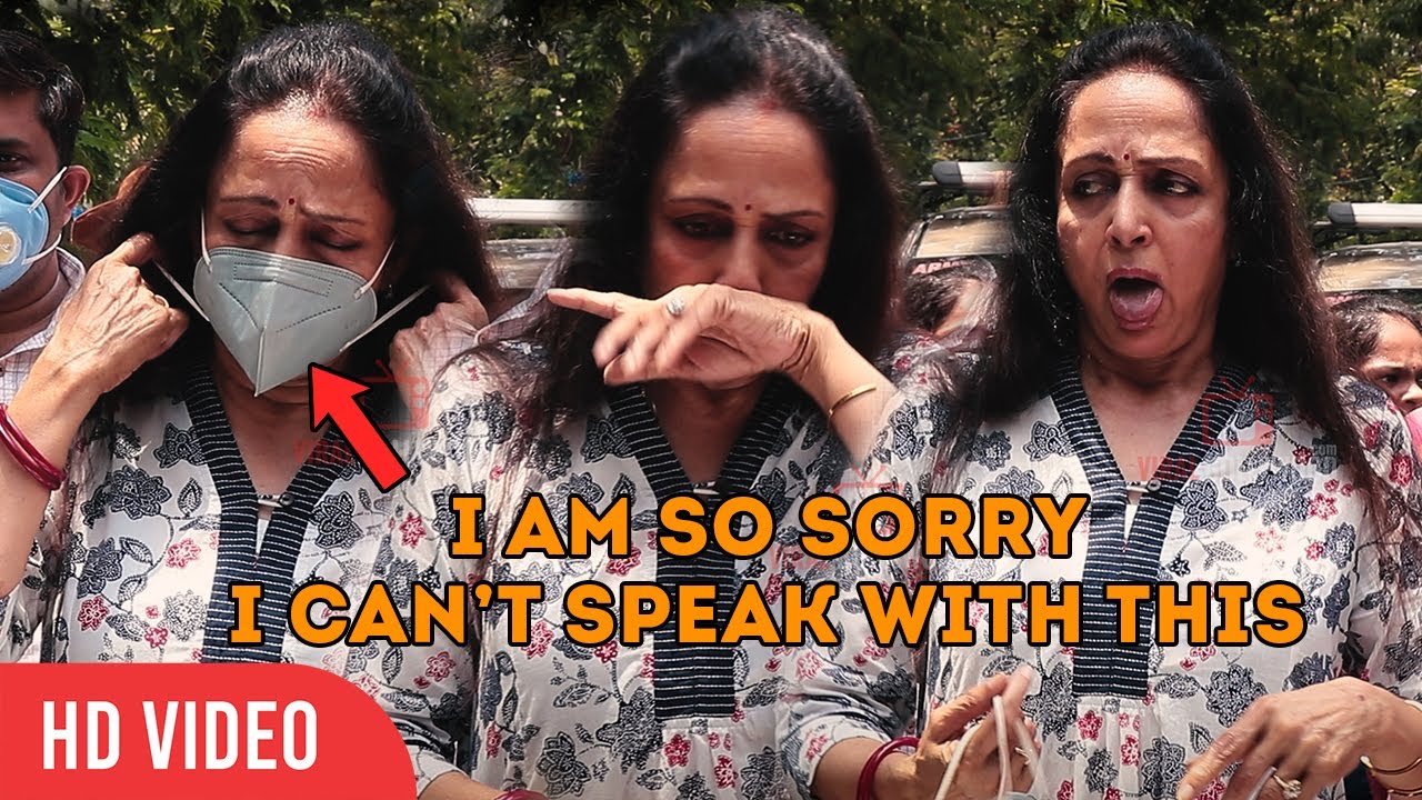 actress Hema Malini को मास्क पहनकर बात करने में हो रही है दिक्कत | Esha Deol