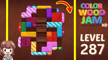 Color Wood Jam Level 287 Solution Walkthrough