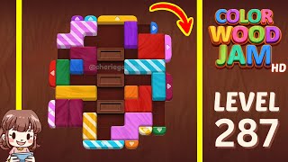 Color Wood Jam Level 287 Solution Walkthrough