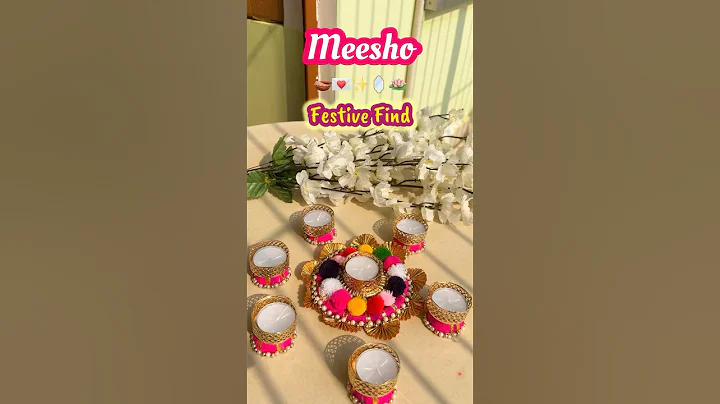 Meesho Diwali Finds 🪔🌷💕 Check community post for link 🔗 #shorts #meesho #meeshohaul  #diwali