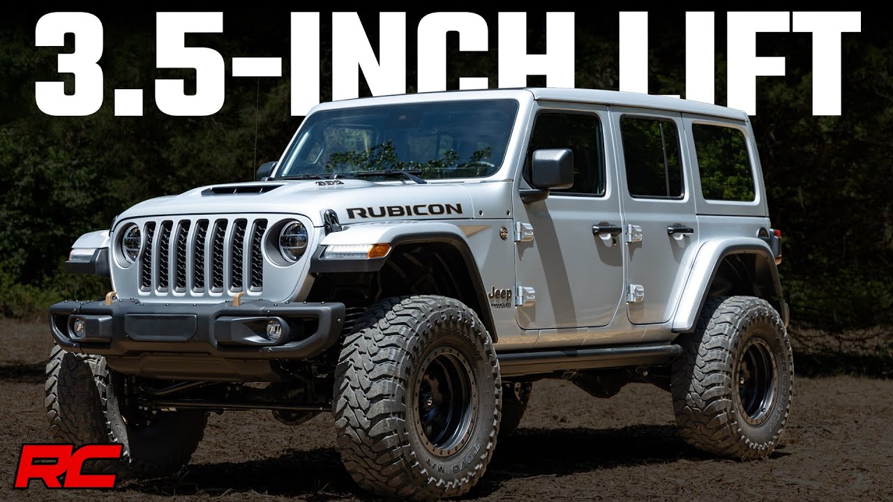 3.5 Inch Lift Kit, Jeep Wrangler JL 4WD (18-23)