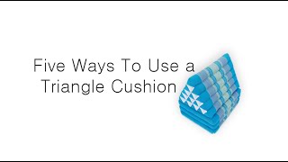 5 Ways To Use A Triangle Cushion