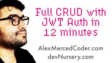 AM Coder - Full CRUD Express/Mongo API with JWT Auth in 12 minutes with mongorester