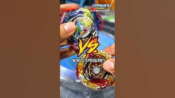 SHU VS VALT! Pediram ULTIMATE VALKYRIE vs WORLD SPRIGGAN #beyblade #ベイブレードバースト