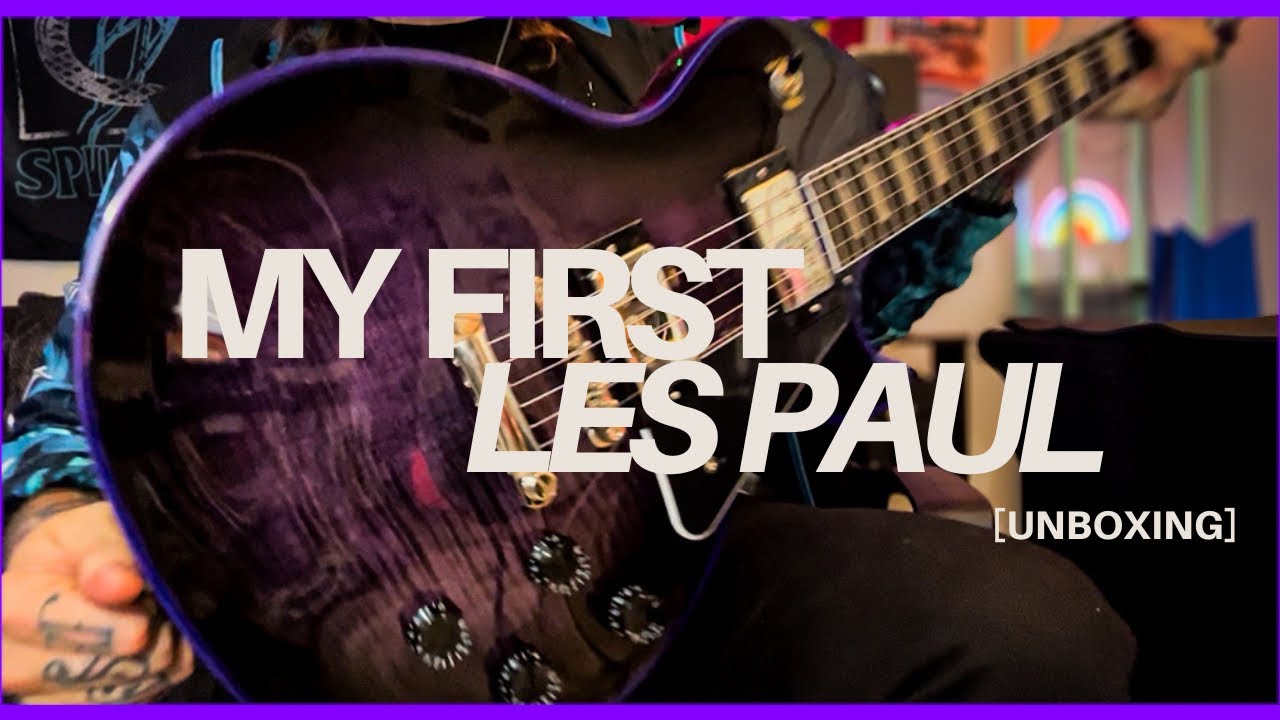 Epiphone Widow Les Paul Custom (Unboxing & Quick Demo)