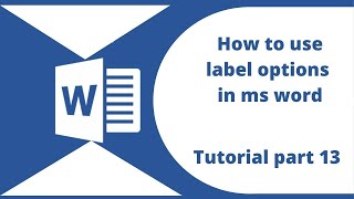 Match fields &How to use update labels  option  || Tutorial part 13|| ACHIN CLASSES ||