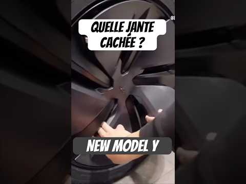 Quelle jante sous l'enjoliveur du NOUVEAU TESLA Model Y ?  #juniper #tesla#modely