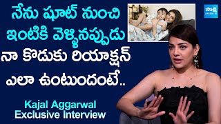 Kajal Agarwal About Her Son | Satyabhama Movie | @SakshiTVCinema
