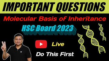 Molecular Basis of Inheritance | HSC Boards 2023 | Digambar Mali