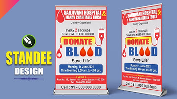 SP45  I  How to Roll up Standee Banner Design in Corel Draw