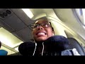 My first time Flying on a Plane REACTION to Orlando, florida. ! I CRIED! 😥