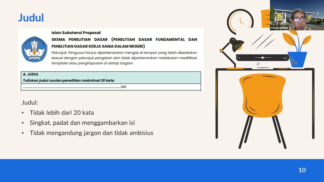 Coaching Penulisan Proposal Penelitian dan PKM BIMA 2024  Bidang Saintek