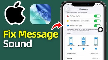 How To Fix Message Sound On iPhone! (2025) | Fix Message Notification Sound