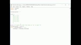 Python dice program made easy