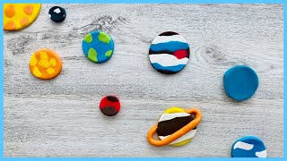 How to make Solar System with Playdough | Playdough Planets | Planets for kids | Kids craft project