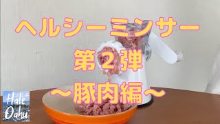 ヘルシーミンサー第二弾〜豚肉編〜