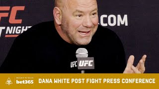 Dana white sending more cheques to deserving athletes from ufc apex 16