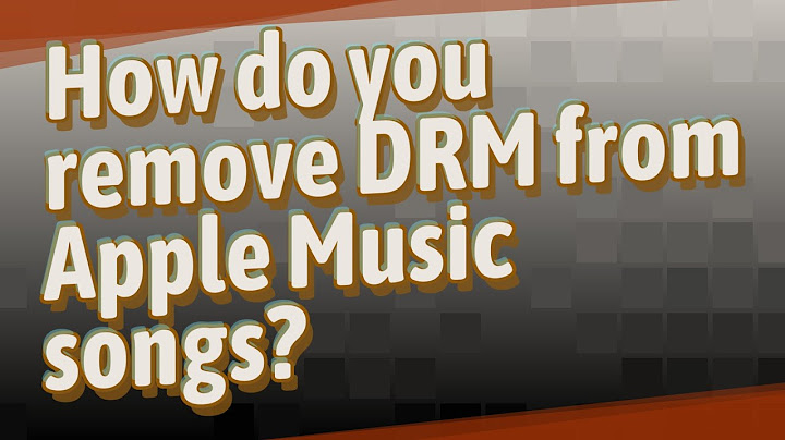 Is it possible to remove DRM from Apple Music?