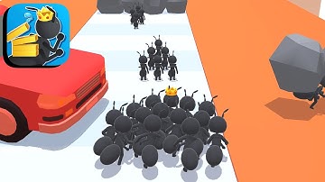 TINY RUN 3D 🐜🐜🔥 All Levels Gameplay Android,ios (Levels 11-13)