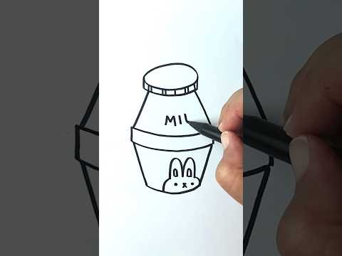 Cara Membuat Gambar Susu