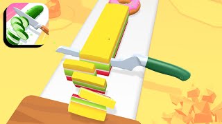 Perfect Slices 🔪🥒🥕 All Levels Gameplay (iOS,Android) screenshot 4