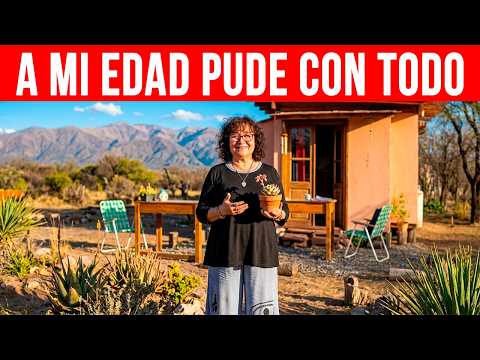 How She LIVES at 66 YEARS OLD in a TINY HOUSE in the HEART of the CORDOBA HILLS