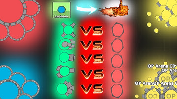 Diep.io Smasher VS All The Newest Tanks [1v1] VS Arena Closers (diep.io)