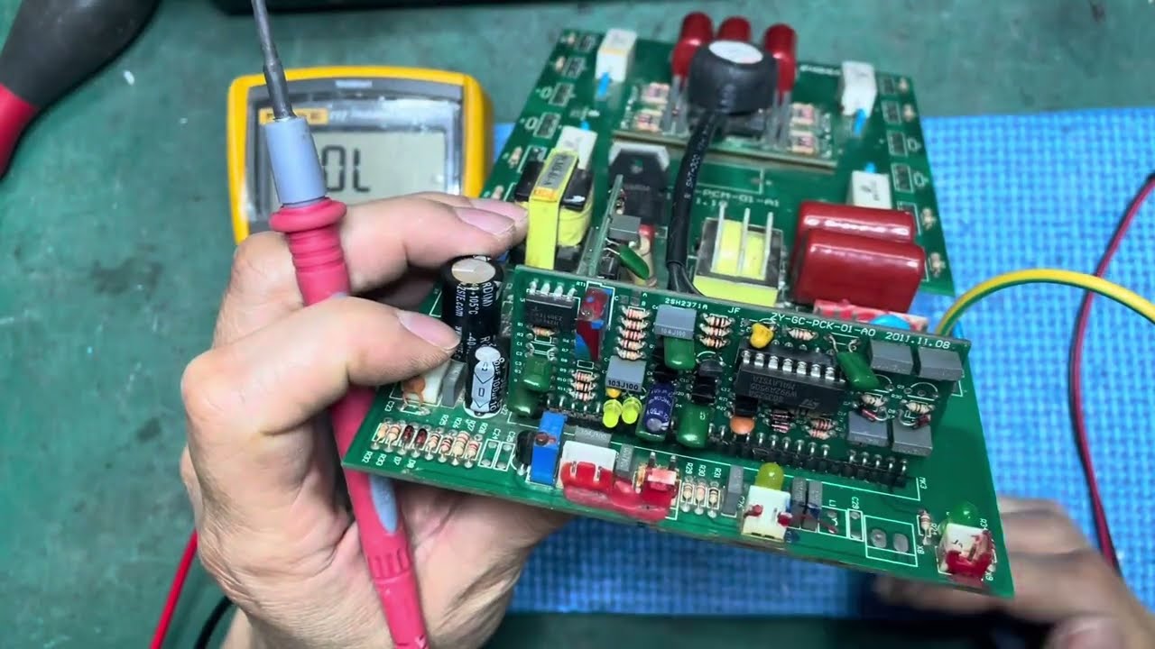 ZX7200 Tester Board PWM Sg3525 - YouTube