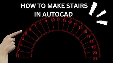 HOW TO MAKE STAIRS IN AUTOCAD  | CIRCULAR STAIRSCASE | AUTOCAD #architecture #autocad #archdaily