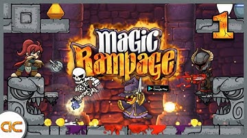 Magic Rampage Gameplay Part 1 | ⚔️ Conquering Dungeons 1,2,3 & Looting Epic Gear! 🛡️🔥
